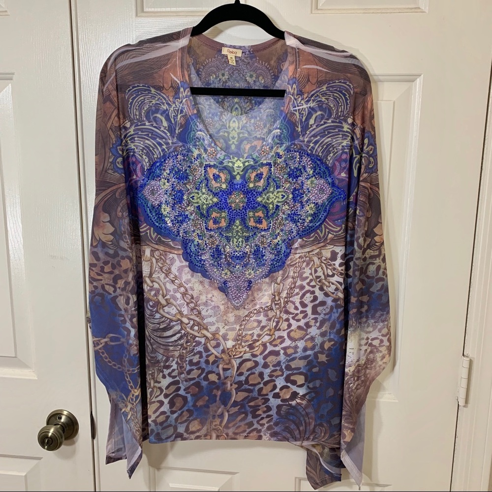 REBA MCINTIRE FLOWING TOP SIZE M